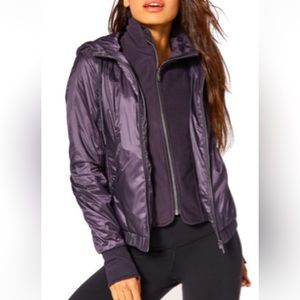 Lululemon Scuba Glyde Hoodie Jacket Boysenberry Purple Eggplant Size 4